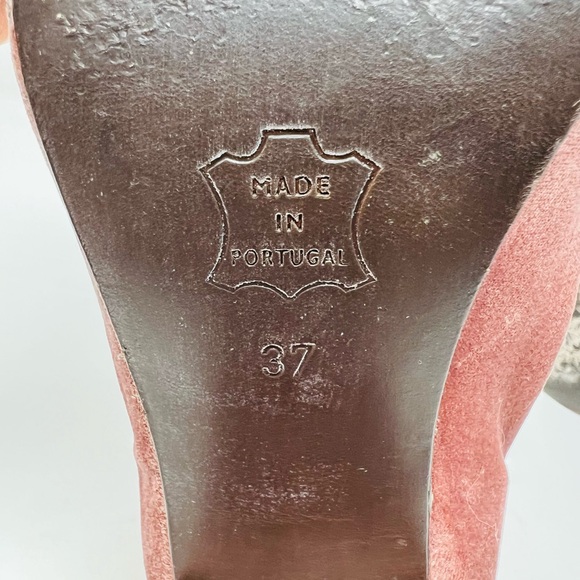 Free People Ankle Boots in Pink Velvet - Picture 14 of 15